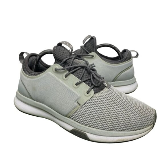 Kuru Atom Cloud Gray White Womens Athletic Running Shoes Size 10 M - Picture 1 of 8
